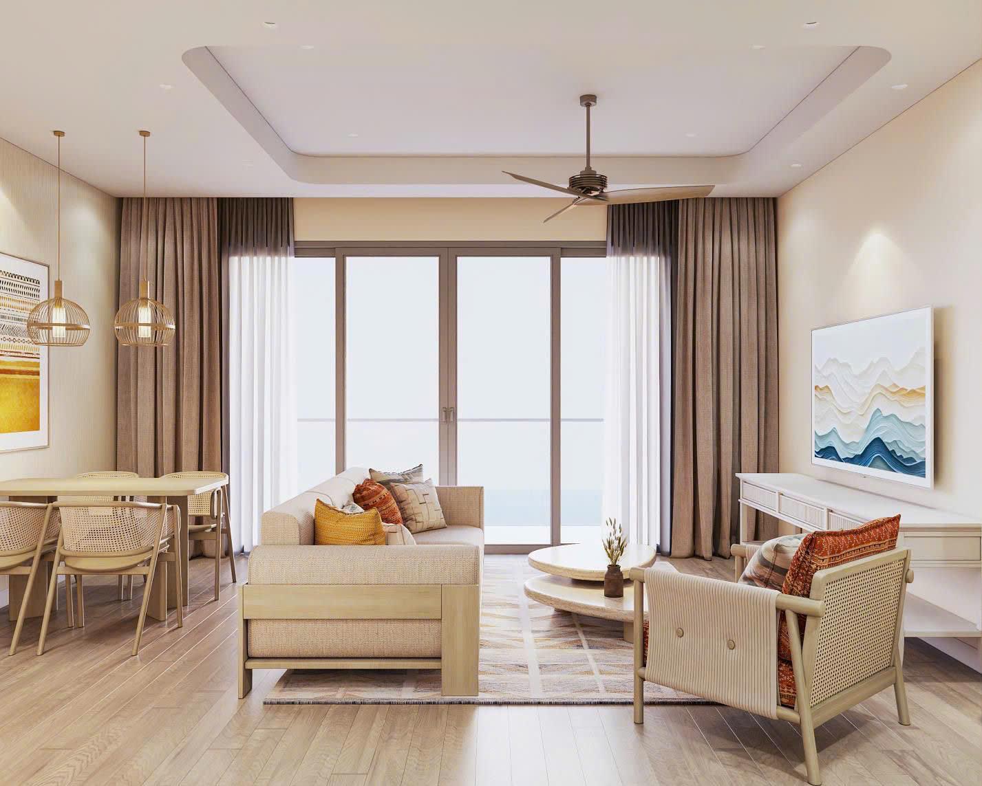 Căn 2PN | Tinh giản để sống chất, rộng mở để yêu thương