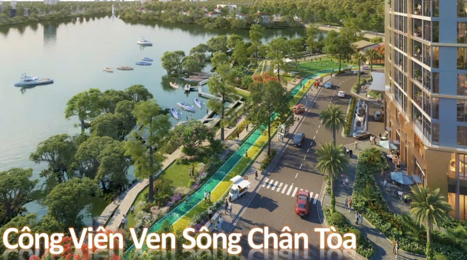 Tòa The Charm | Tầng 8 căn 31 ( 1PN+ ) - view sông ngắm pháo hoa, TT thành phố và view biển đông
